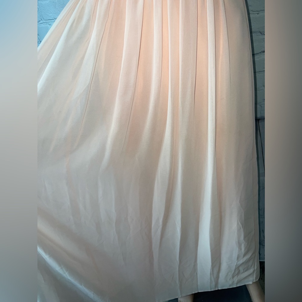 Jodi Kristopher Light Pink & Silver Bedazzled Formal Dress size 7 - Picture 5 of 10